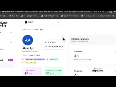 Setting Custom Commission Rates for Affiliates
